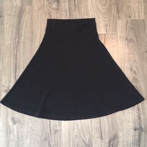 LuLaRoe Black Azure Skirt